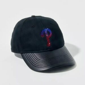 Pro Standard MLB Philadelphia Phillies Jewel Logo Dad Hat Black NWT